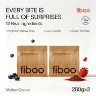 Fiboo Protein Shake Meal Replacement High Protein High Fiber Real Fruit Nuts 0 Sugar 155kcal 4 Flavo