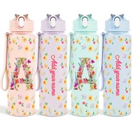 Hollow Water Bottle Female Mark Gym1Durable Letter Water Bottle Water Bottle and、Suitable for men on