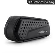 ROCKBROS Bike Hard Shell Tail Bag With Fender Rear Saddle Top Tube Bag Road Bike MTB Adjustable Ridi