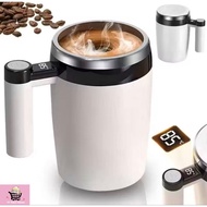 400ml Self Stirring Mug SUS304 Stainless Steel Rechargeable Auto Magnetic Coffee Mug with Stir Bar