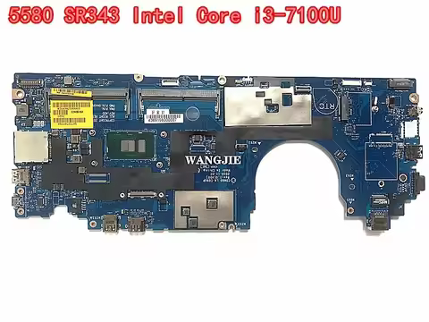 For DELL Latitude 5580 Motherboard SR343 Core i3-7100U CDM80 LA-E091P CN-0MJ0TX 0MJ0TX 08VMCW Mother