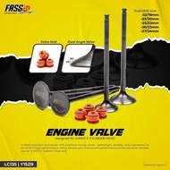 FASSTEK Racing SUPER-X Premium Valve Set 19 20 22 23 24 25 26 27 Yamaha LC 4S 5S Y15ZR FZ150i UMA ES