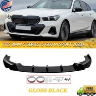 Front Bumper Lip Splitter Diffuser Body Kit Spoiler Bumper Guard Protector For BMW 5 Series I5 G60 G