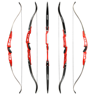 JUNXING F167 66" ILF Recurve Bow 20-40lbs Takedown 23 Aluminum Riser Bamboo Limbs