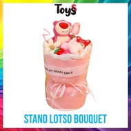 Toyss Bunga Lotso Flower Plushie Lotso Plush Bouquet Lotso Bouquet Lotso Birthday Gift Lotso Bouquet