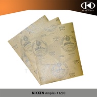 Sandpaper Grit 1200 NIKKEN Abrasive Sand Paper 1200 Sheets 23 x 28 cm Duco Wood