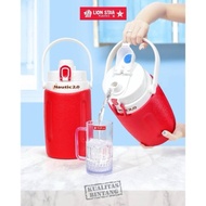 TERMOS MERAH Lion STAR Drink Jar Nautic 2.0 / Cold Water Hot Water Thermos 2 Liter Capacity Red Blue