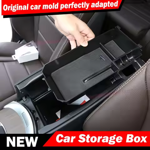 Mercedes C Class W205 Benz Car Armrest Box Storage Central Control Container For Mercedes Benz C Cla