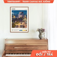 Wall paintings, Oil Paint, Boise Wall Art, Boise Poster, Boise Photo, Boise Wall Decor, Idaho Poster