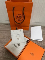 Hermes Mini Pop H Earrings 奶茶金 全新