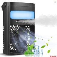 (andoer)Portable Air Conditioner Cooling Fan 700ml Evaporative AC Air Cooler with 7 Colors LED Light