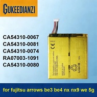 Mobile Phone Battery High-Capacity CA54310-0081 RA07003-1091 CA54310-0067 2580-4000mAh For Fujitsu A