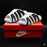 【全新現貨 US 9】耐克 大AIR運動拖鞋 白黑色 27cm 日版 | Nike Air More Uptempo Slide White Black US 9 27cm JP Ver.