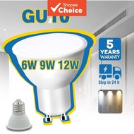 6W GU10 LED Spotlight Bulb Energy Saving 360° Beam Angle Home Office Downlight Lamp Mentol Lampu Sor