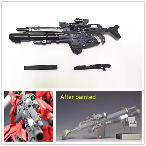 CG Rocket Bazooka Anti-MS gun + Sniper rifle Gun for 1/144 RG HG Sazabi model D054 *