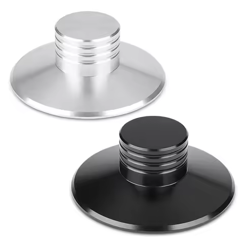 Record Weight Clamp Aluminum 78mm Diameter 31mm Height Disc Stabilizer for LP Vinyl Turntables CD Pl