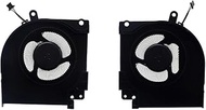 New CPU + GPU Cooling Fan Replacement for Dell Alienware X17 R1 X17R1 X17 R2 X17R2 2021 P48E DC12V S