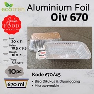 CUP ALUMINIUM KINGFOIL KOTAK OIV 670