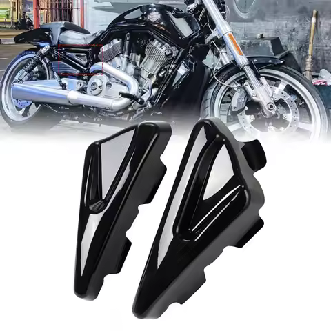 Motorcycle ABS Gloss Black Tank Side Frame Covers For Harley V-ROD VRSCDX NIGHT ROD SPECIAL NRS VRSC
