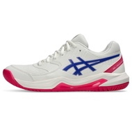 ASICS Gel-Dedicate 8 Pickleball Shoes, Cream/Dark Cobalt, 24.5 cm