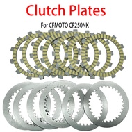 For CFMOTO CF250NK 250NK CF 250 NK CF250 Motorcycle Clutch Plates Friction Disc Steel Plate Kit