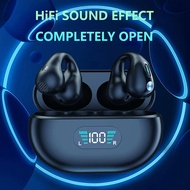 【Great Selection】 Tws Q80 Air Pro Wireless Fone Headphones Bluetooth Bone Conduction Earphones Earclip Design Touch Control Led Sports Headset