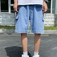CARGO SHORTS PLUS SIZE FOR MEN DENIM SHORTS 6 POCKET SHORTS 7005