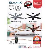 Elmark Ceiling Fan 52" KL101 (Midnight Caramel)