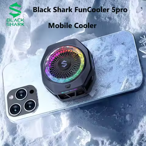 Black Shark FunCooler 5pro MAGNETIC 5 Fast Phone Cooler For iphone Nubia Redmagic Xiaomi Huawei Oppo