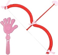 ABOOFAN 1set Funny Cupid Costume Bow Arrow Hand Clappers Lightweight Cosplay Prop for Valentine Day