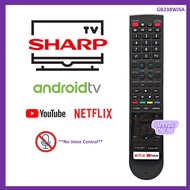 Compatible Sharp GB238WJSA Sharp Android Smart UHD TV Remote Control Smart TV Remote Sharp Android