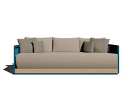 LIGHTWEIGHT ALUMINIUM FRAME SABAH SOFA 3 SEATER