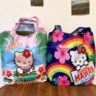 Taiwan Limited Time Low Price Japanese Hawaii kt Cat Cartoon Folding Large Capacity Tote Bag Cute Cr