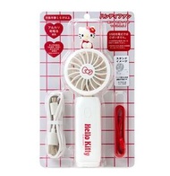 N(Hello Kitty) 日本Sanrio公仔可愛手持風扇 掛頸/座枱 電池/USB叉電 x 1個 #桌上型
