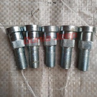 Original 5Cm Long Jeep Cj7 Chrome Front Wheel Bolts