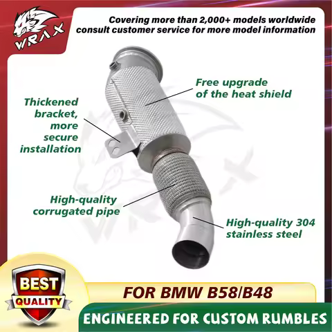 Downpipe Exhaust For BMW B58 B48 B46 B38 WRAX High Performance Tuning Kit — Available in Sport Catal