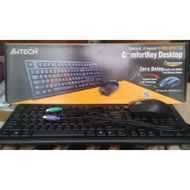 KRS-8572 PS2 A4TECH Keyboard Mouse Package