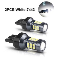 NLpearl 2Pcs T20 LED 7440 WY21W W21W Led Bulbs 7443 W21/5W LED Backup Reverse Lamps 3030SMD Reversin