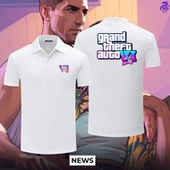 Ready to ship GTA6 Polo Men’s clothing – comfortable and soft for a relaxing day GTA6 Polo Shirts S-