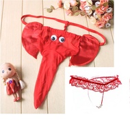 Panties /       Mens Elephant Thong Womens Lace Panties