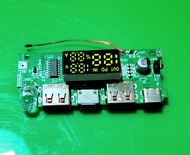 Mạch sạc nhanh hiển thị dòng điện 22.5W có 2 cổng QC 3.0 và 1 cổng PD Chip IP5356 DIY box sạc dự phò