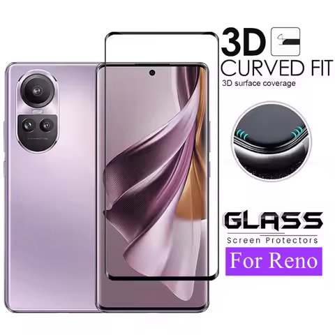 Full Cover Glass For OPPO Reno 10 Pro 5G Screen Glass Reno 10 Pro Screen Protector 3D Protective Pho
