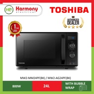 (READY STOCK) TOSHIBA 24L Grill Microwave Oven MW2-AG24PF(BK)  Ketuhar 烤箱微波炉