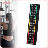 [szxmkj2lp] Weight Stickers 11-176lbs/5-80kg Classification Weight Stack Labels for Workout Indoor G