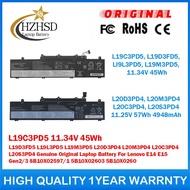 L19C3PD5 11.34V 45Wh L19D3FD5/L3PD5/M3PD5 L20D3PD4/M3PD4/C3PD4 Genuine Original Laptop Battery For L