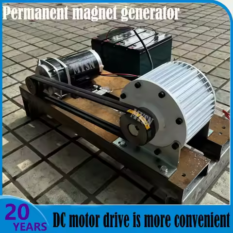 20KW Permanent Magnet Generator 220V 230V 380V Dynamo 20000W Alternator Quiet Generator With DC Driv