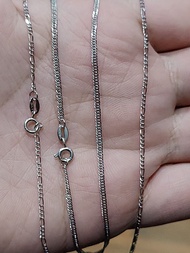 [COD] Jewelry - 18k Saudi White Gold Necklace - 16" and 18" available - 3in1 and 8cut - Pawnable