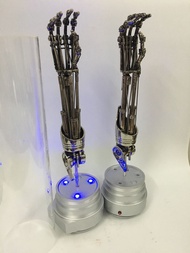 1/1 Scale Terminator T800 Arm plating skull standard electroplate resin edition of hand model Collec