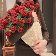 JIFANPAUL | DIY Crochet Material Kit Rose Flower Blanket