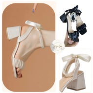 Hottrend women's Sandal with bow tie VP Shoes code V15 square heel 5p